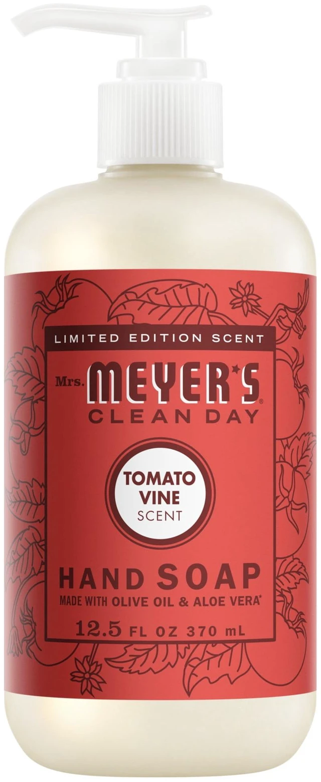 Main image of Mrs. Meyer's Clean Day Hand Soap, Tomato Vine Scent, 12.5 Fl Oz