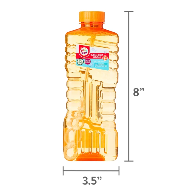 Alt view image 4 of 5 - Play Day Bubble Blast Solution 32fl oz, Orange, 1 Count