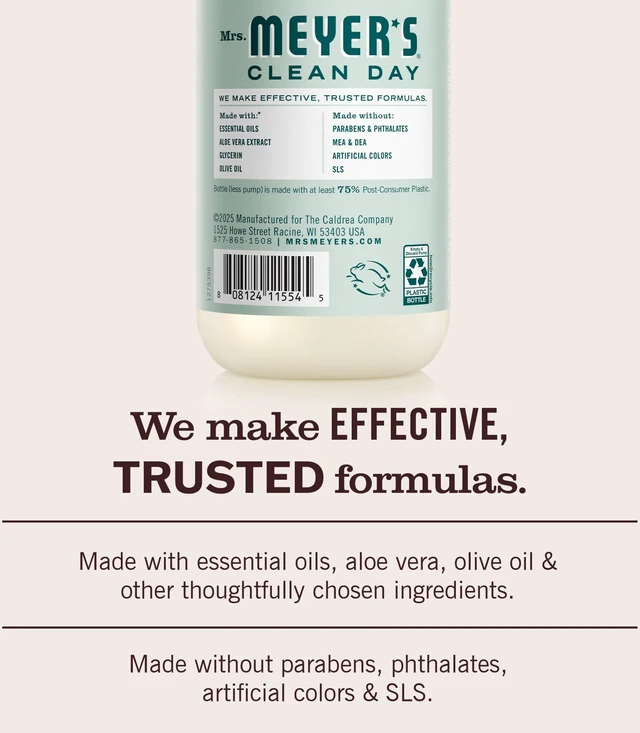 Alt view image 5 of 6 - Mrs. Meyer's Clean Day Hand Soap, Birchwood Scent, 12.5 Fl Oz