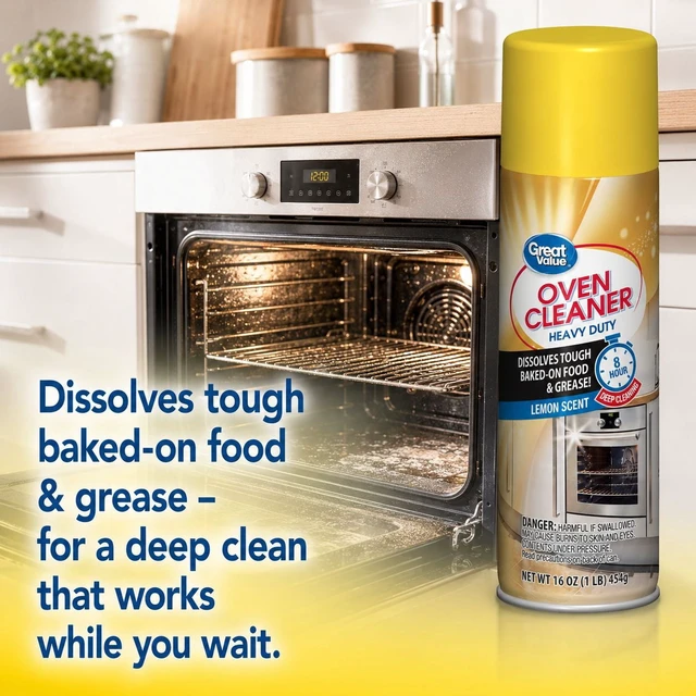 Alt view image 3 of 4 - Great Value Heavy Duty Oven Cleaner, 16 oz