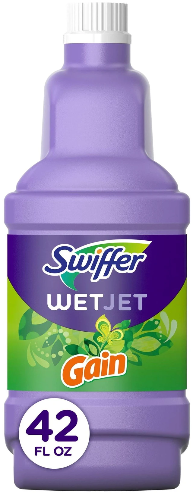 Main image of Swiffer Wet Jet Solution Refill, Gain, 42.2 fl oz (1-Pack)