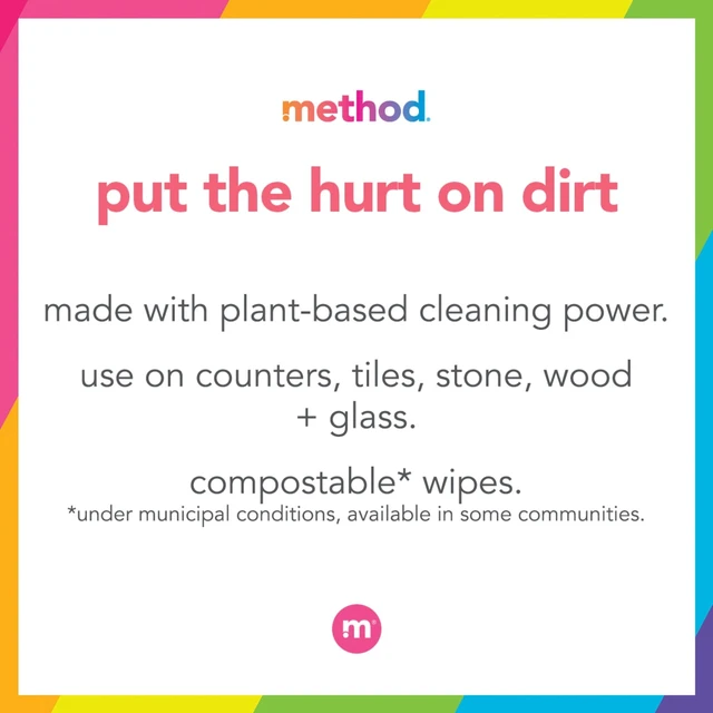 Alt view image 5 of 7 - Method All-Purpose Cleaner Spray, Pink Grapefruit - Cuts Grease & Grime on Counters, Glass, Sealed Wood & Floors, for Kitchen & Bathroom, 28 fl oz