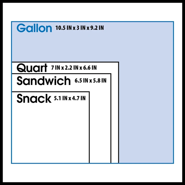 Alt view image 3 of 6 - Great Value Freezer Guard Double Zipper Freezer Bag, Gallon, 80 Count