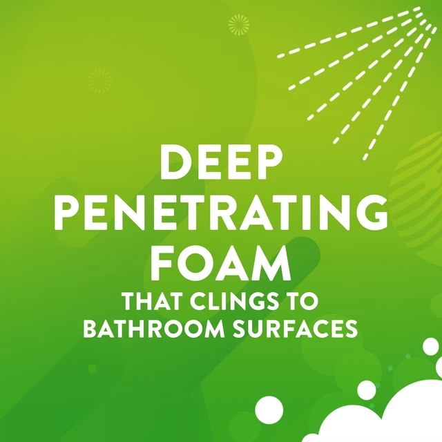 Alt view image 5 of 5 - Scrubbing Bubbles Foaming Bleach Bathroom Shower & Tub Cleaner Spray, Mold & Mildew Stain Remover, 32oz