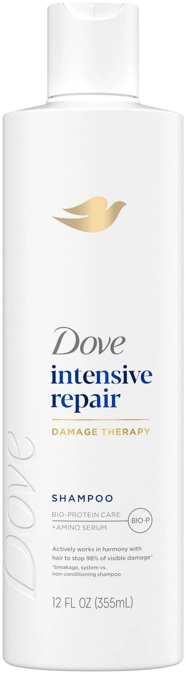 Main image of Dove Intensive Repair Shampoo for Damaged Hair with Bio-Protein Care Technology and Amino Serum, 12 Fl Oz