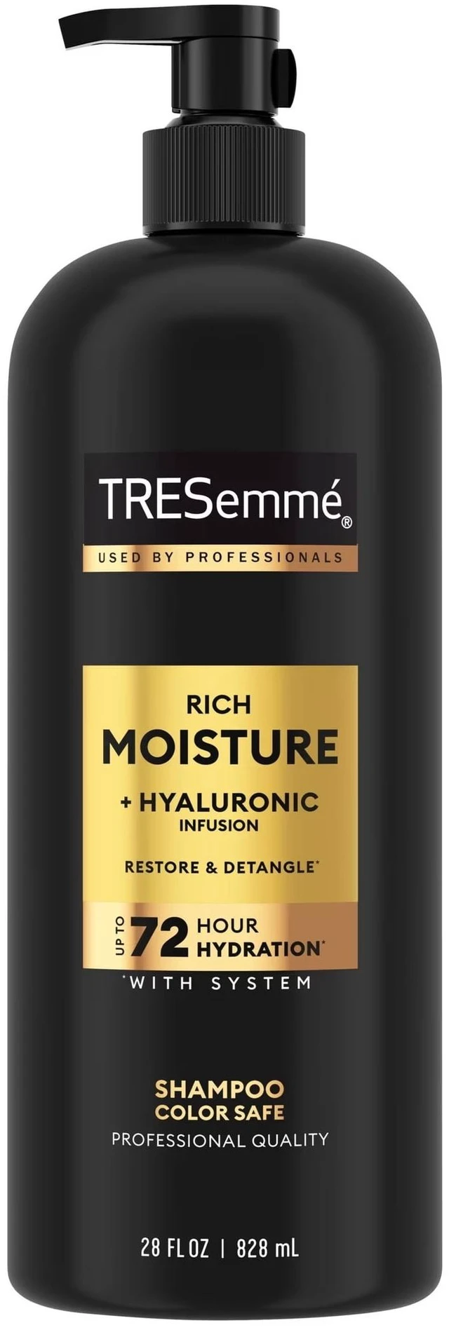 Main image of TRESemm Shampoo 28 fl Oz, 72H Hydration for Dry Hair with Hyaluronic Infusion