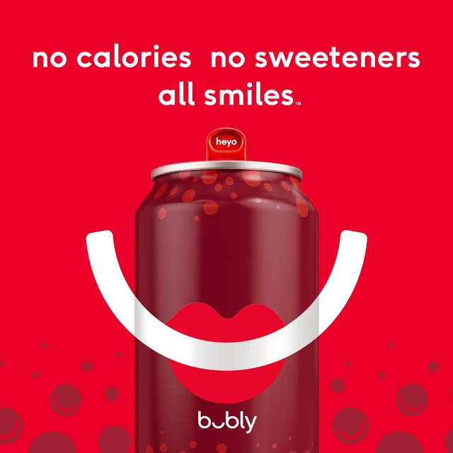 Alt view image 5 of 6 - Bubly Raspberry Sparkling Water, 12 fl oz, 8 Pack Cans