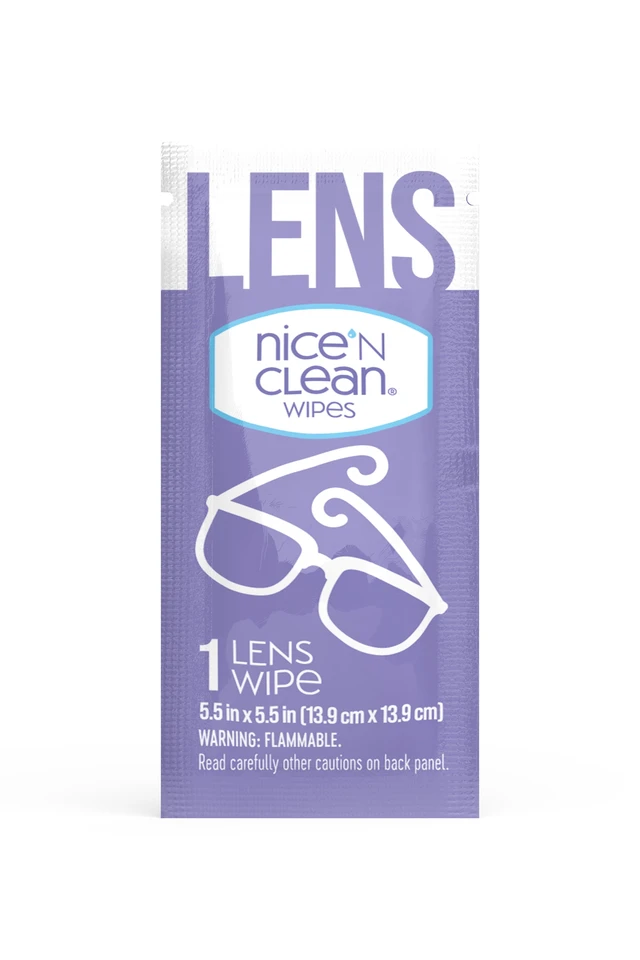 Alt view image 6 of 6 - Nice 'N Clean Smudgeguard Pre-Moistened Lens Wipes, 100 Count