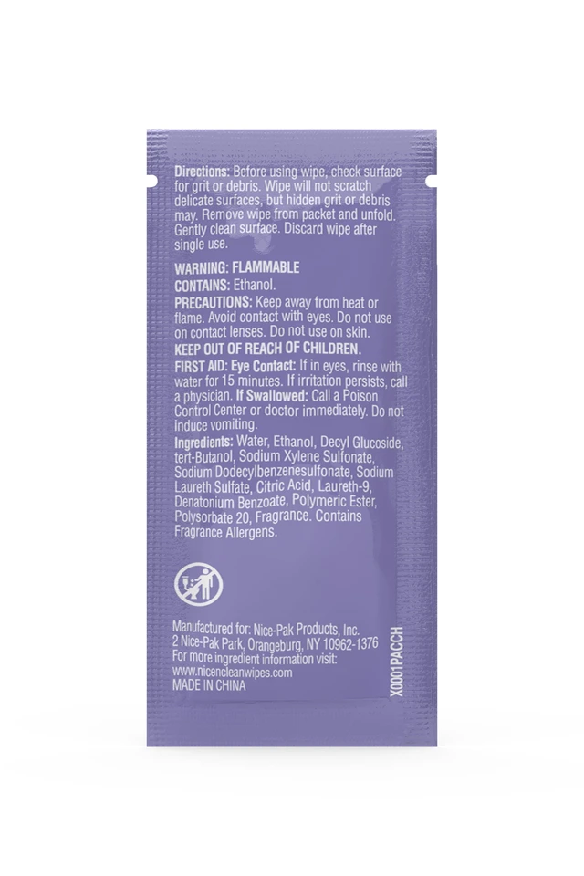 Alt view image 3 of 6 - Nice 'N Clean Smudgeguard Pre-Moistened Lens Wipes, 100 Count