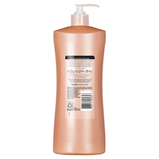 Alt view image 2 of 6 - Suave Keratin Infusion Smoothing Conditioner for Frizzy Hair, 48HR Frizz Control, 28 fl oz