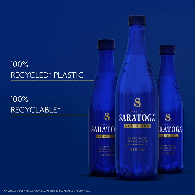 Alt view image 2 of 6 - Saratoga Sparkling Spring Water 16 fl oz 6-Pack Plastic Bottles