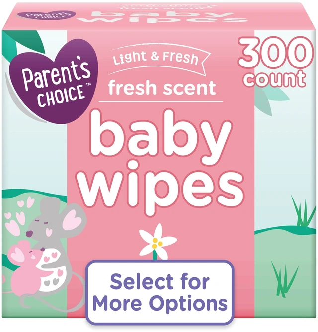 Main image of 300 Count Parent's Choice Fresh Scent Baby Wipes