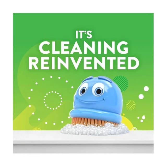 Alt view image 5 of 5 - Scrubbing Bubbles Fresh Gel Cleaning Stamp Automatic Toilet Bowl Cleaner, Lavender, Dispenser & 6 Gel Stamps