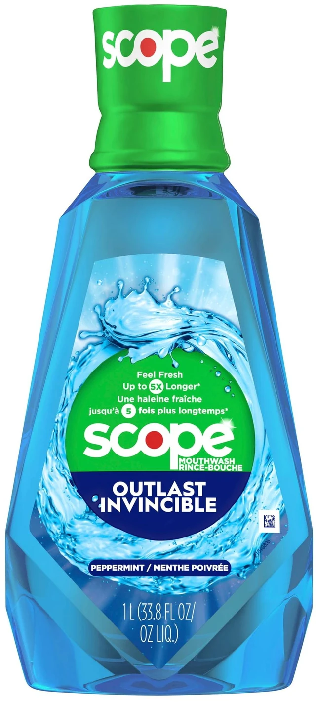 Main image of Scope Outlast Mouthwash, Peppermint, 1L