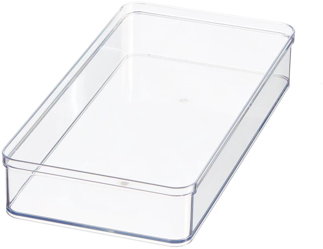 Main image of Mainstays Extra Large Wide Clear PET Plastic Organizer Tray, 12in x 6in x 2in