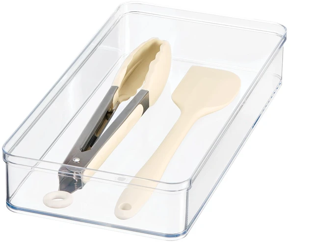 Alt view image 6 of 6 - Mainstays Extra Large Wide Clear PET Plastic Organizer Tray, 12in x 6in x 2in