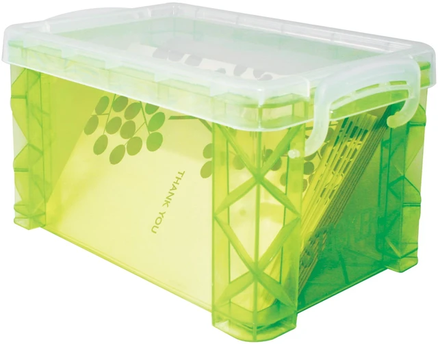 Alt view image 3 of 3 - Super Stacker Storage Box 3.6"x4"x6.5" Assorted Colors
