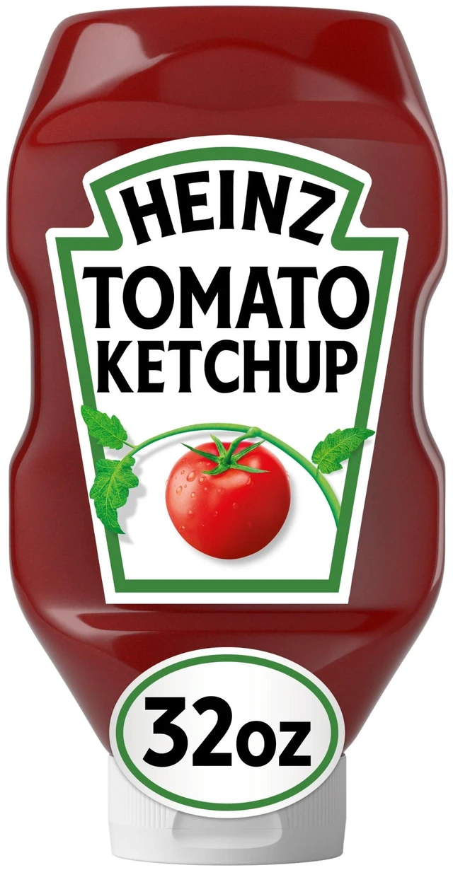 Main image of Heinz Tomato Ketchup Inverted Squeeze Bottle, 32oz, 1 Bottle