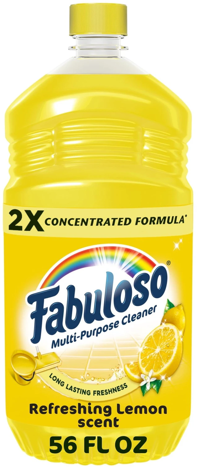 Main image of Fabuloso 2X All Purpose Cleaner & No Rinse Floor Cleaner, Lemon Scent, 56fl oz