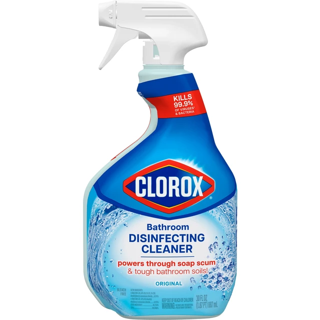 Alt view image 2 of 5 - Clorox Bathroom Disinfecting Cleaner Original Spray Bottle 30 fl oz