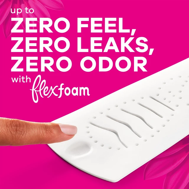 Alt view image 3 of 6 - Always Radiant with FlexFoam Pads, Size 1, Regular, Wings, 15 Count