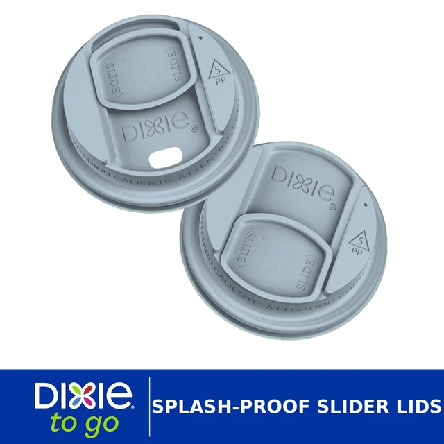 Alt view image 3 of 6 - Dixie To Go 16oz Disposable Paper Cups with Slider Lid, Cozy Plaid, 18 Count