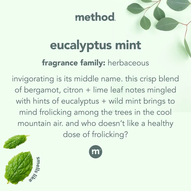 Alt view image 3 of 6 - Method Eucalyptus Mint Foaming Bathroom Cleaner, 28 fl oz