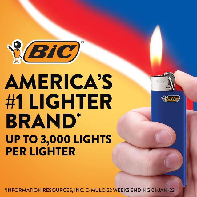 Alt view image 2 of 5 - BIC Maxi Special Edition Favorites Pocket Lighters, 5-Pack, Designs May Vary