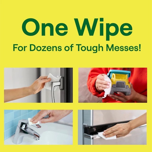 Alt view image 4 of 6 - Seventh Generation Multi Surface All Purpose Cleaning Wipes, Lemon Zest, 70 Count