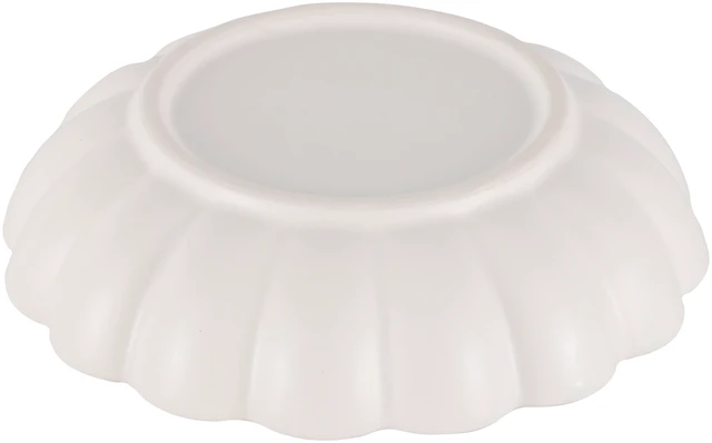 Alt view image 5 of 6 - Mainstays Scalloped White Decorative Tabletop Bowl
