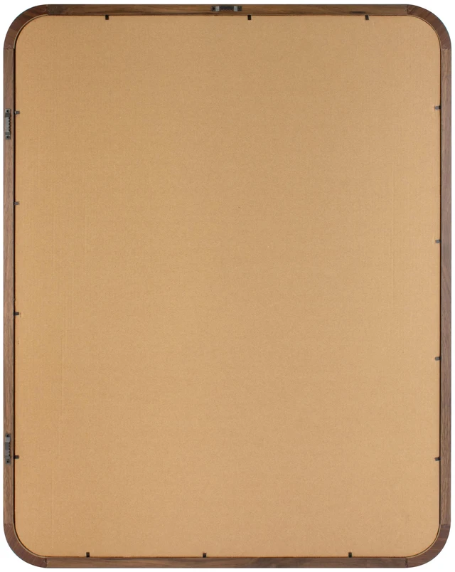 Alt view image 4 of 6 - Mainstays Rounded Corner Poster Frame 22 x 28, Fits 18 x 24 with Mat, Walnut Woodgrain