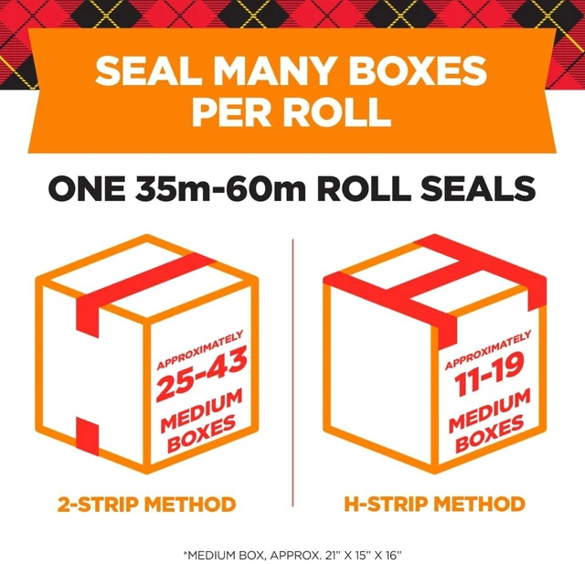 Alt view image 3 of 6 - Scotch 3650S-RD-ESF Long Lasting Storage Shipping Packaging Tape, 1.88"x38.2yd, 1 Roll with Dispenser