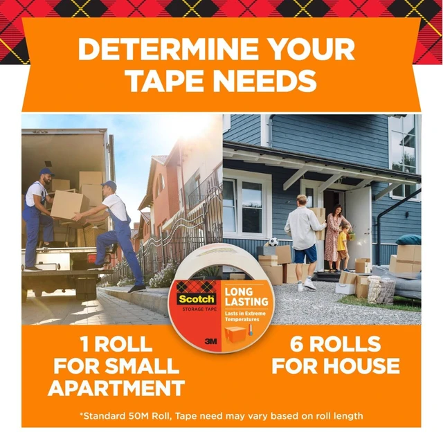 Alt view image 7 of 7 - Scotch Long Lasting Storage Tape Refill, 1.88in x 54.6yd, 1 Roll
