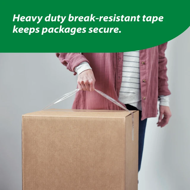 Alt view image 5 of 6 - Duck HD Heavy Duty Clear Packing Tape Refill Roll, 2in, 1 Roll