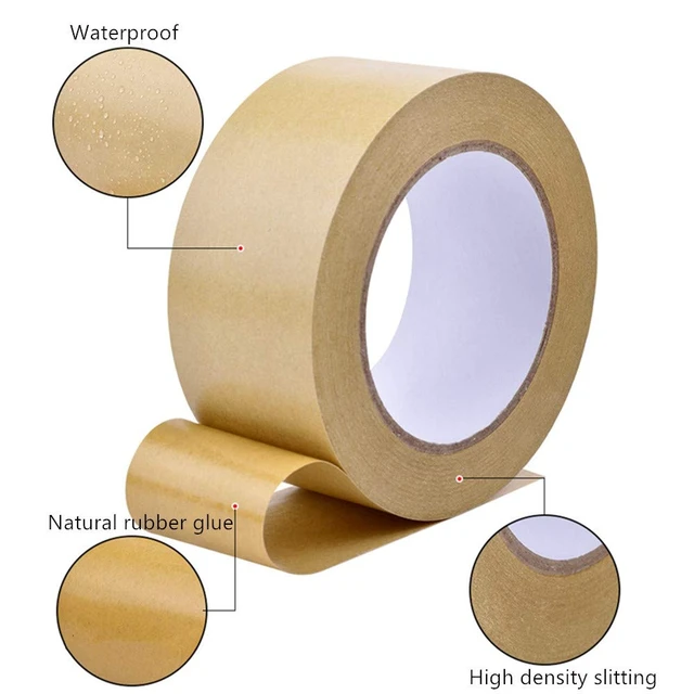 Alt view image 2 of 2 - Self-Adhesive Kraft Paper Picture Frame Backing Tape, 2in x 55yd