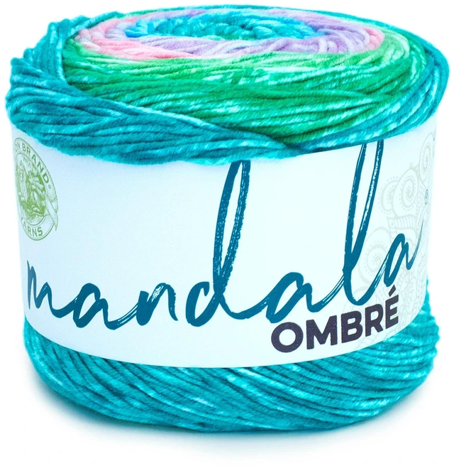 Main image of Lion Brand Mandala Ombr Yarn Balance Rainbow Multicolor 1 Pack