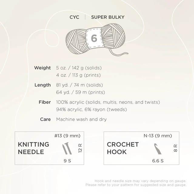 Alt view image 5 of 6 - Lion Brand Hometown Yarn, Super-Bulky, 1 Pack, Aspen Tweed for Knitting, Crocheting and Crafting