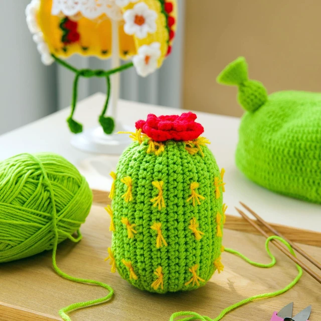Alt view image 4 of 7 - 2 Pcs 4ply Acrylic Yarn 280Yards Assorted Colors for Crochet & Hand Knitting (Skin Color)