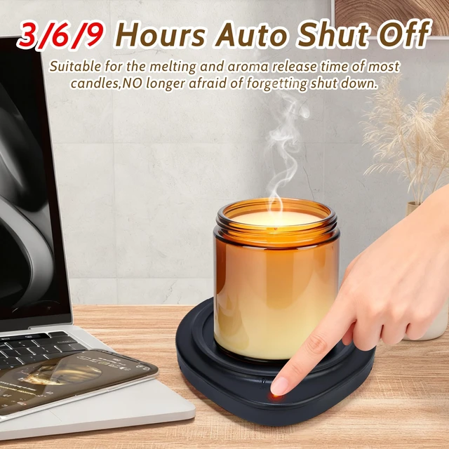Alt view image 2 of 6 - ASAWASA Candle Warmer with Timer for Large Jar and Coffee Mug
