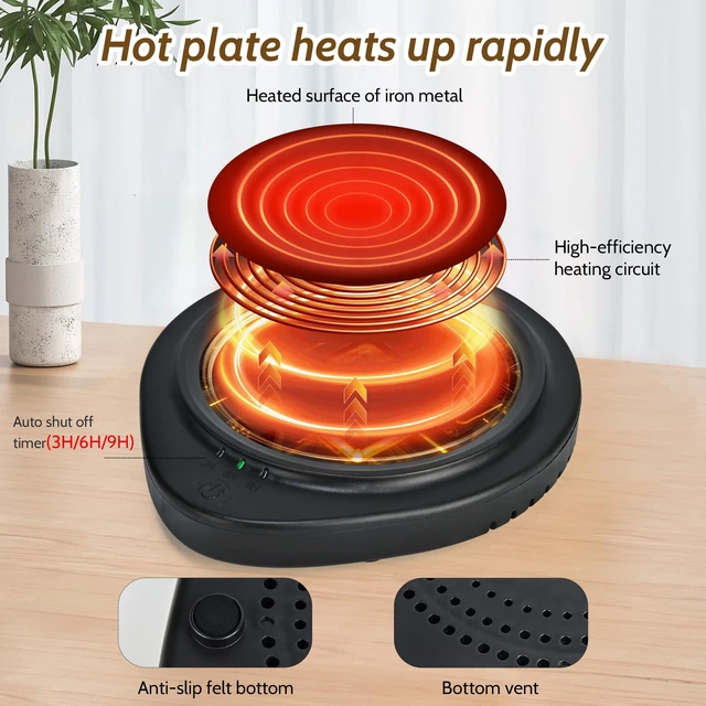 Alt view image 4 of 6 - ASAWASA Candle Warmer with Timer for Large Jar and Coffee Mug