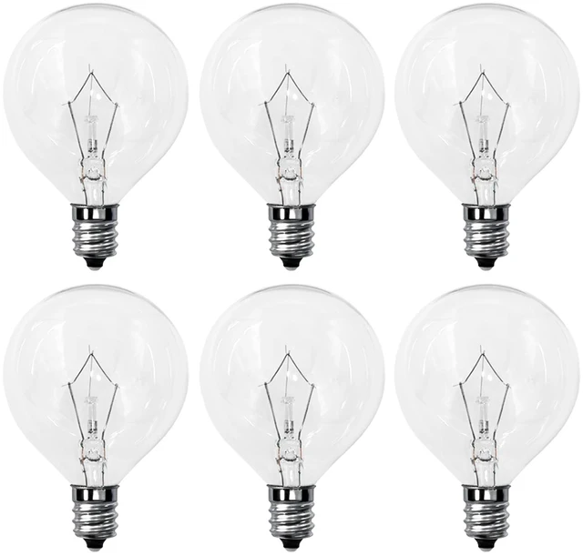 Main image of Scentsy Candle Warmer Lamp Bulb 25W, Wax Warmer Bulbs, 6-Pack