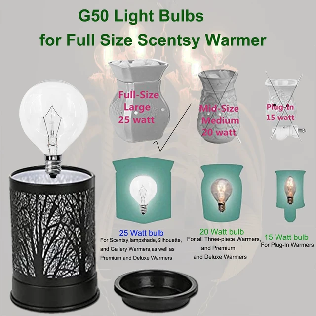 Alt view image 5 of 7 - Scentsy Candle Warmer Lamp Bulb 25W, Wax Warmer Bulbs, 6-Pack
