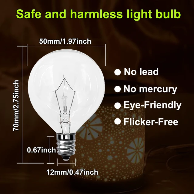 Alt view image 3 of 7 - Scentsy Candle Warmer Lamp Bulb 25W, Wax Warmer Bulbs, 6-Pack
