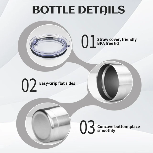 Alt view image 2 of 6 - StarSpeed 20oz Stainless Steel Travel Coffee Tumbler, Silver