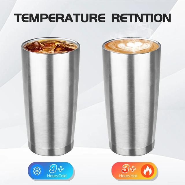 Alt view image 3 of 6 - StarSpeed 20oz Stainless Steel Travel Coffee Tumbler, Silver