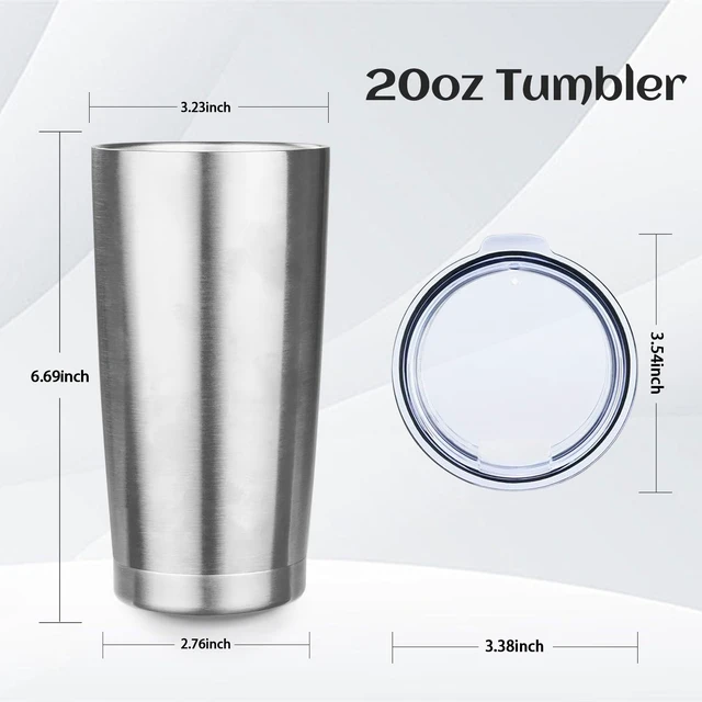 Alt view image 4 of 6 - StarSpeed 20oz Stainless Steel Travel Coffee Tumbler, Silver