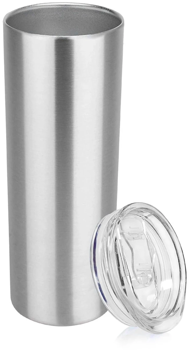 Main image of HASLE OUTFITTERS 20oz Skinny Tumbler, Stainless Steel Insulated with Lid, Double Wall Travel Mug, Powder Coated