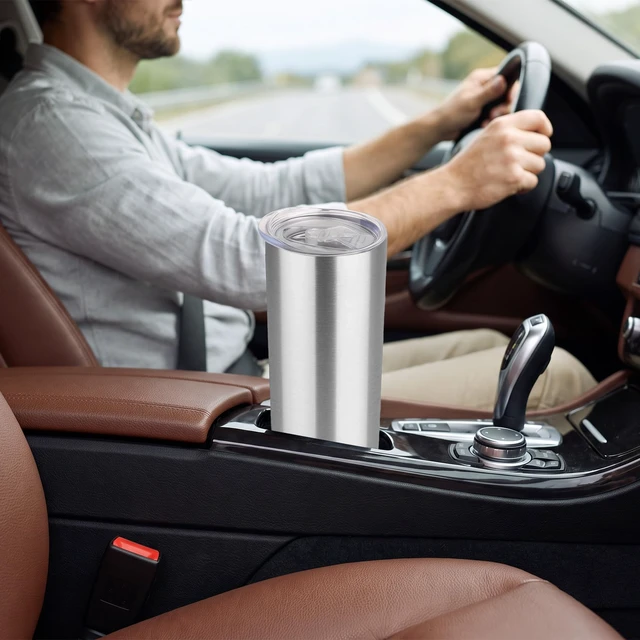 Alt view image 2 of 6 - HASLE OUTFITTERS 20oz Skinny Tumbler, Stainless Steel Insulated with Lid, Double Wall Travel Mug, Powder Coated