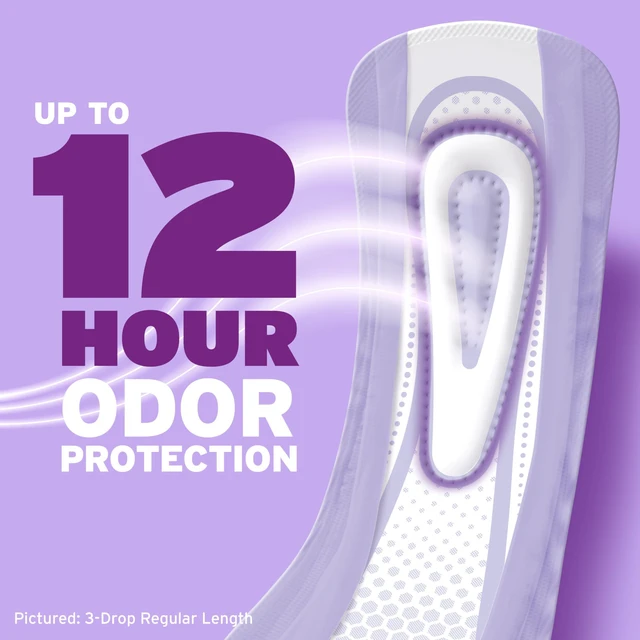 Alt view image 2 of 6 - Poise Ultra Thin Incontinence Pads, 4-Drop, 18 Count