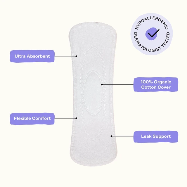 Alt view image 3 of 6 - The Honey Pot Company Calming Long Panty Liners for Women